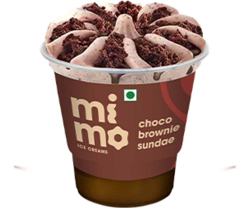 choco brownie sundae