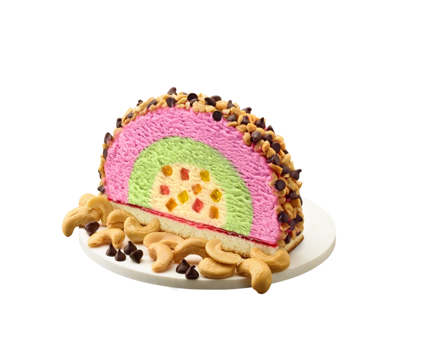 cassata ice cream slice